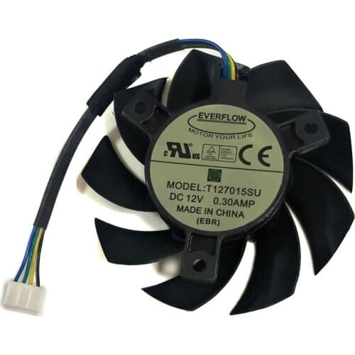 7015 65mm*15mm 12V 0.3A 4Pin 4Wires T127015SU GPU VGA Cooler Graphics VIdeo Cards Cooling Fan