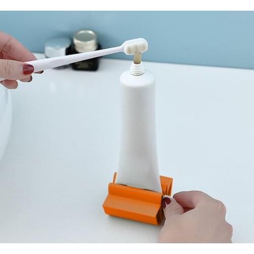 Toothpaste Squeezer Plastic Household Tube Squeezer Waterproof Portable Toothpaste Dispenser