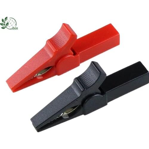 Battery Test Clip 55MM HV Alligator Clip For Banana Plug 4mm Multimeter Pen Cable Probes Crocodile Clip Battery Car Auto