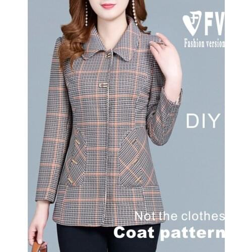 Ladies Outerwear Pattern Making Cutting Drawing 1:1 Garment Pattern BWT-106