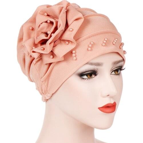 Womens Hijabs Turban Elastic Cloth Head Cap Hat Ladies Hair Accessories Muslim Scarf Cap