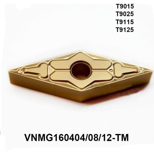 VNMG 160408 VNMG160404-TM VNMG160408-TM VNMG160412-TM T9015 T9025 T9115 T9125 CNC Carbide Inserts Lathe Cutter Tools