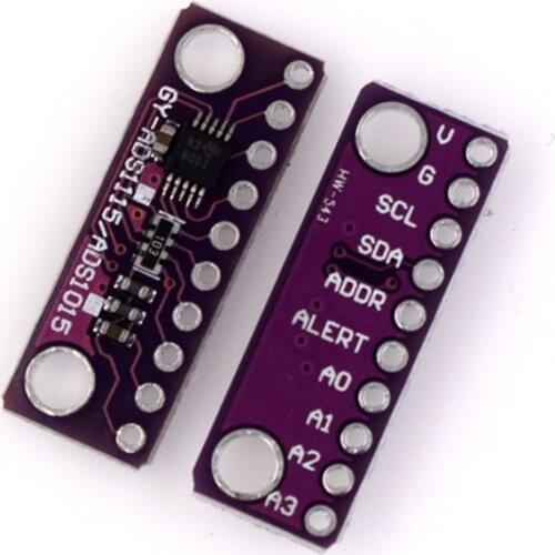 16 Bit I2C ADS1115 ADS1015 Module ADC 4 Channel with Pro Gain Amplifier 2.0V to 5.5V