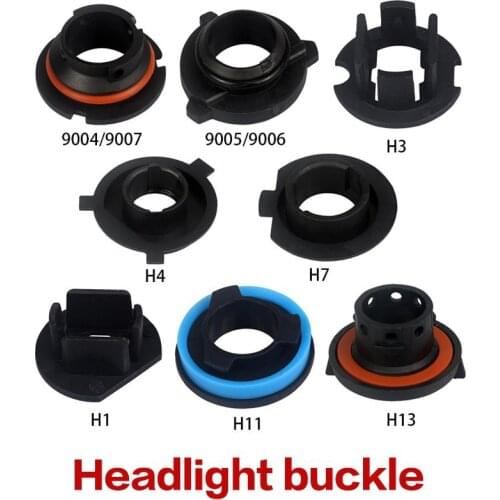 2Piece LED Car Headlight Adapter Holder Base for H4 H1 H11 Headlamp Light Socket