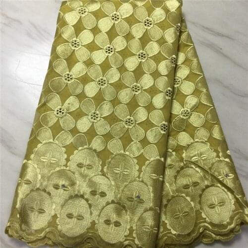 2021 High Quality Stone Water Soluble Embroidery African Cord French Guipure Swiss Cotton Lace Fabric For Dress 5y/Lot P12834