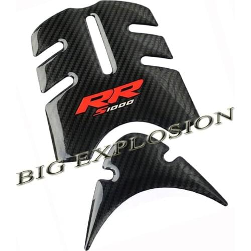3D Motorcycle Front Tank Pad Protector Carbon fiber stickers decals Case for BMW S1000RR 2015-2017