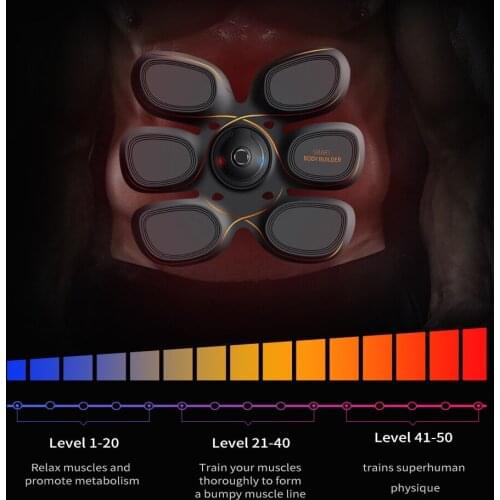 Arm/Abdominal Stimulator for Men/Women EMS Sliming Trainer Unisex Host Muscle ABS Abdominal Muscle Fitness Masajeador Electrico