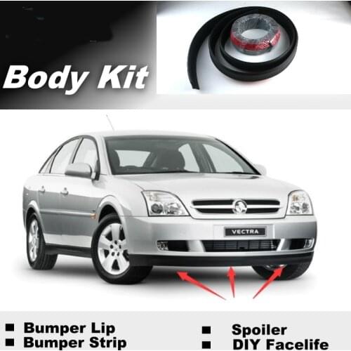 NOVOVISU Bumper Lip Lips For Holden Vectra B C 2000~2015 Shop Spoiler Deflector Car Tuning / Recommend Body Kit + Strip