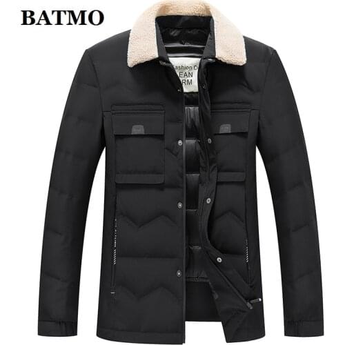BATMO 2020 new arrival winter 80% white duck down jackets men,warm thicked parkas coat,plus-size M-4XL 2006