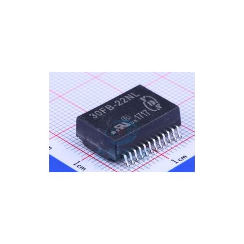 Free Shipping 10PCS/lot 30FB-22NL Patch SOP-24 Gigabit 1G Single Network Transformer