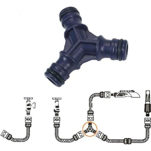 Large water pipe daye connector general water connector car wash water gun dy8015 tee