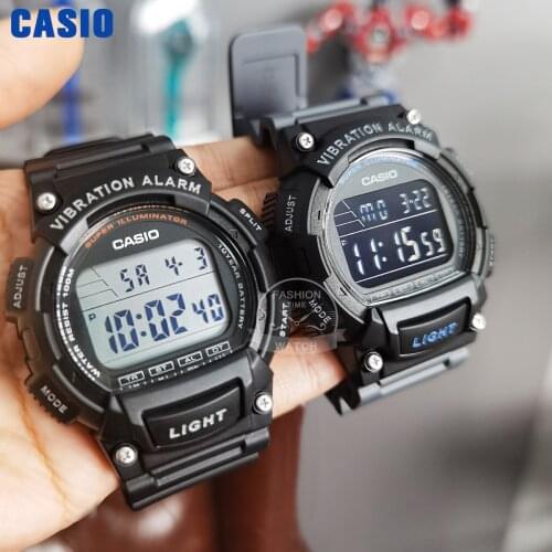 Casio wrist watch men top luxury set quartz watch Ten years of electricity Sport men watch relogio masculino часы W-736H-8B