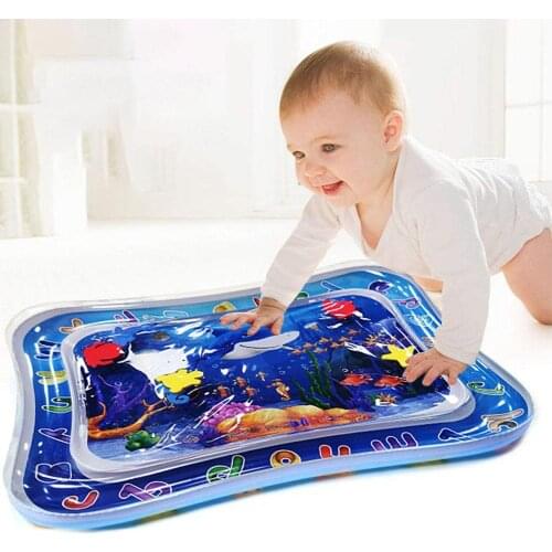 Baby Infant Sea Animal Inflatable Interactive Water Mat Summer Game Play Pad Toy