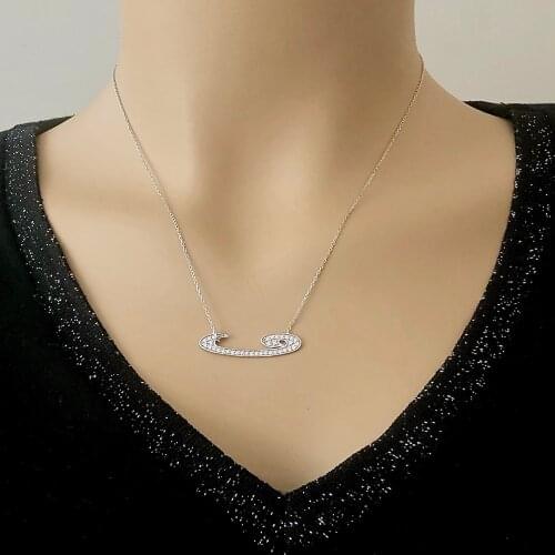 Spiritual Spirit 925 Sterling Silver Necklace Women Girls Gift Jewelry Accessories Fashion Handmade Elegant Chain