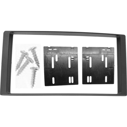 Double Din Car Radio Fascia Trim Kit for Subaru Impreza 2008-2013 Audio Player Trim Panel Installation Kit Frame Fitting Bezel