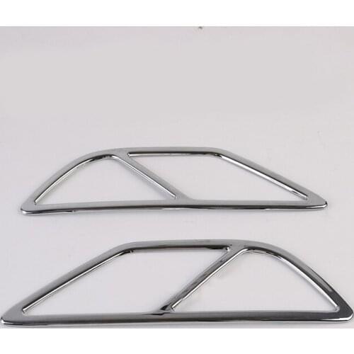 Chrome rear fog light cover For toyota Rav4 2016-2017 ABS car accessories For toyota Rav4 2016-2017 2pcs