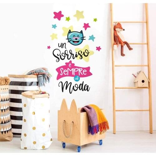 Kina UVB01512 decoration transparent PVC wall stickers for wall aphorisms-measurement 100x25 cm