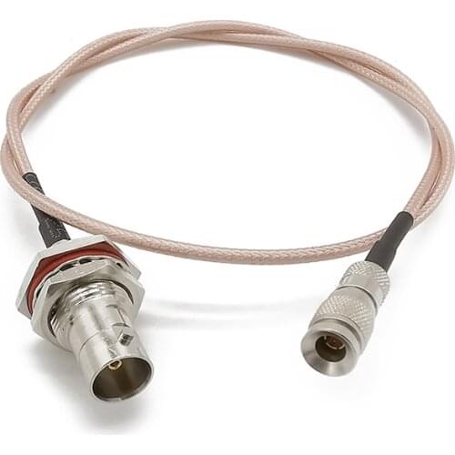 BNC Female Jack to Mini BNC DIN 1.0/2.3 Male Plug RG179 75ohm Coax Cable Pigtail HD SDI Transfer RF Video Signals Pigtail Cord
