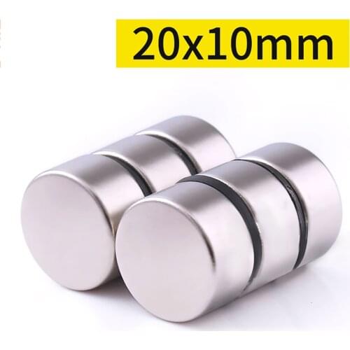 Round Neodymium Magnet Dia. 20mm 25mm Strong Circular Disc Magnet Powerful Magnetic Magnet Thickness 1mm 2.5mm-15mm