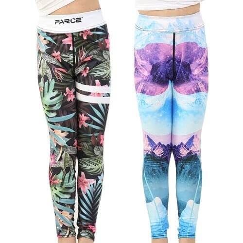 Spring 3D printing Girls Leggings For kid flower Space Kids teenagers Yoga Pants for girls Trousers pantalones Children Clothes