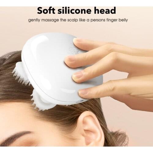 Mini Head Massager Electric Wireless Head Scalp Massage Device Hair Growth Stress Relax Body Back Massager Health Care
