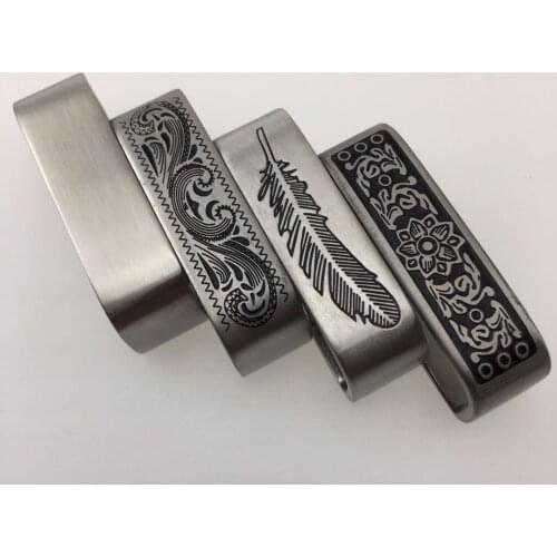 2pcs 36mm/40mm Solid Stainless Steel Metal Ring Belt Loop Buckle Keeper Jeans Clothing DIY Leather craft Hardware Accessories