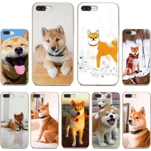Brushwood-Red-Shiba-Inu-Dog-Puppy For Huawei Mate 20 30 40 7 8 9 10 Lite Pro P Smart 2018 2019 Plus G7 G8 Soft Skin Case