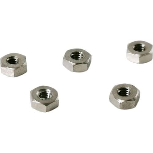 Factory directly sale DIN 934 Titanium Nut Gr5 Ti6Al4V hexagon Nuts M2 by PYTITANS hot sell