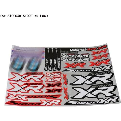 New Motorcycle Stickers Body Reflective Waterproof Body fuel tank tail box logo decals Kit set For BMW S1000XR S1000 XR S 1000XR