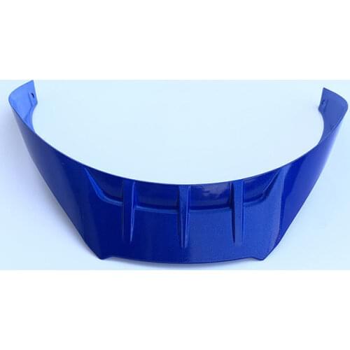 Free shipping spoilers repair parts rear For motorcycle helmet rear wing big tail clear black Or green color