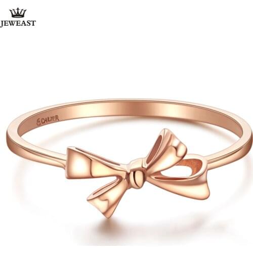 18K Gold Pure Gold Ring AU 750 Gold Solid Gold Rings Good Beautiful Upscale Trendy Classic Party Fine Jewelry Hot Sell New 2020