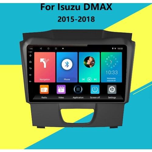 2 din Car Radio For Isuzu DMAX 2015 2016 2017 2018 Android 8.1 9 inch Touch screen GPS Navigation Multimedia Player