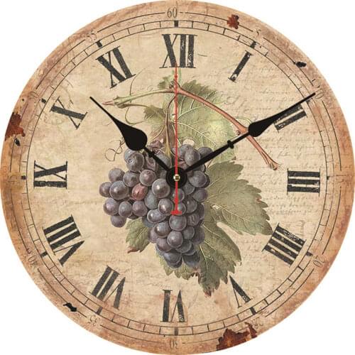 Chicken Wall Clock,New Clock Watch Wall Clocks,Timer For Bedroom,Retro Rustic Decorative
