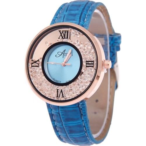 New 19 Women Watch Exquisite Quartz Ladies Watches Montre Femme Waterproof Leather Female Clock Reloj Mujer Horloges Vrouwen