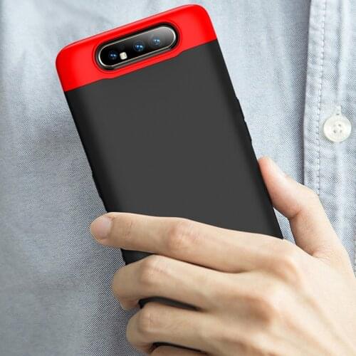 For Samsung Galaxy A80 Case Vpower Three-In-One 360 Full Protector Plastic Cases Cover for Samsung Galaxy A80 Phone Back Covers