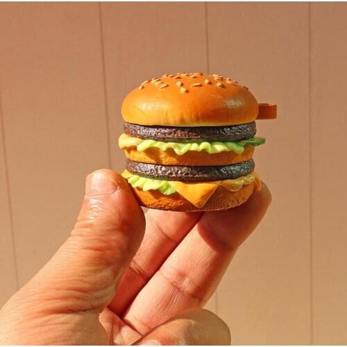 G05-X5054 children baby gift Toy 1:12 Dollhouse mini Furniture Miniature rement Three-tier beef burger 1pcs