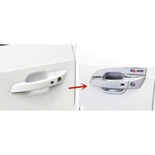 For Changan CS55 2017-2020 ABS Chrome door bowl handle decorative stickers anti-scratch protection car accessories