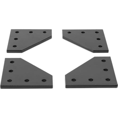 4pcs 5-hole Joint Boards 90 Degree Corner Angle Bracket For 2020 Aluminum Profile