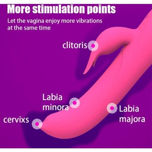 G Spot Vibrator Massage Dual Moters Tongue Lick Vagina Clitoris Stimulation Massager Masturbation Sex Toys For Women Couple