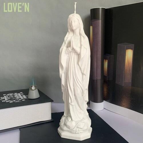 LOVE'N custom LV0161C body Sculpture Our Lady Venus full-body Statue handmade Aromatherapy wax silicon mold for Desktop decor