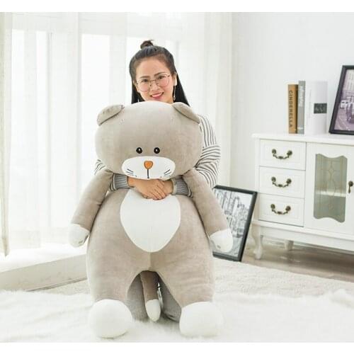 New Style 60-100CM Cute Cat Plush Toys Wholesale Stuffed Comfy Soft Doll Animals For Kid Gift