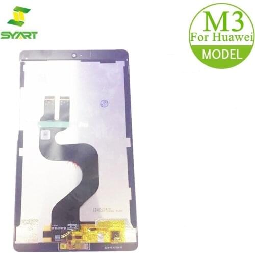 SYART For Huawei Mediapad M3 LCD Display Panel Touch Screen Digitizer Assembly For Huawei 8.4" 8.4 Inch BTV-DL09 BTV-W09 White