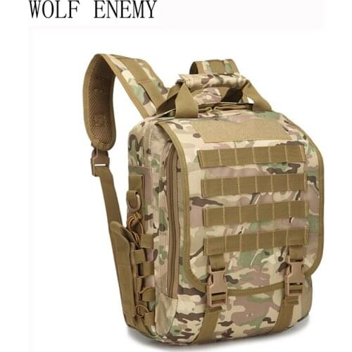 MenS Tactical Backpack New Design Military Molle System outdoor hiking Laptop bag Tablet PC Shouler Hand Bags 1000D Nylon