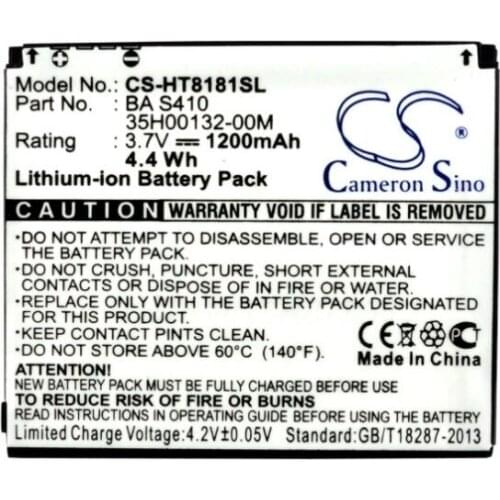 Cameron Sino 1200mAh battery for GOOGLE G7 35H00132-00M BA S410 for HTC A8181 A8182 A8183 A9188 ADR6200 ADR6275 Bravo C