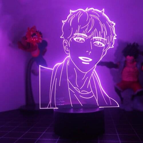 BL Anime Aj Alex Acrylic 3D LED Night Light Ahn Jiwon Figure 16 Colors Changing Lamp For Kids Bedroom Decor Table Lamp Dropping