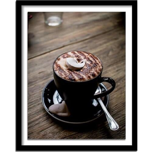 Diamant painting 5d diy diamond painting square Diamond embroidery coffee diamond round drill 309DD full