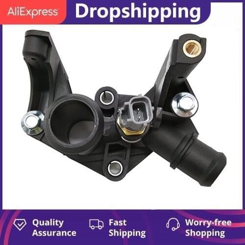 Car Engine Cooling System Thermostat Accessories Automobile Water Thermostat Cover For Ford Focus 7M5G-8K556-Ac 7M5G8K556Ac