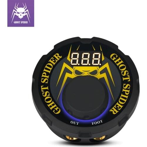 GHOST SPIDER Tattoo Power Supply Dual Modal LCD Tattoo Power Supplies for Tattoo Machine Wireless Portable Tattoo Power Digital