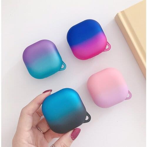 Earphone Case For Galaxy buds Pro Gradient Colorful matte PC hard Case shell earphone sleeve For Samsung Galaxy buds Pro Headset