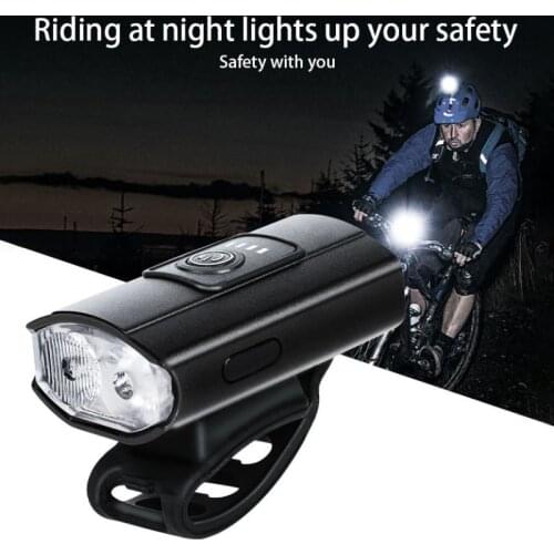 2021 New 2*T6 Bicycle Headlights USB Charging Intelligent Display Riding Lamp Outdoor Waterproof Bicycle Lamp Tail Light Riding